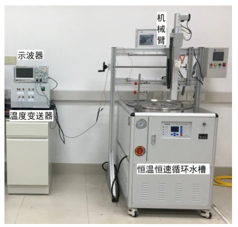 圖3 溫度傳感器動態(tài)熱響應校準裝置